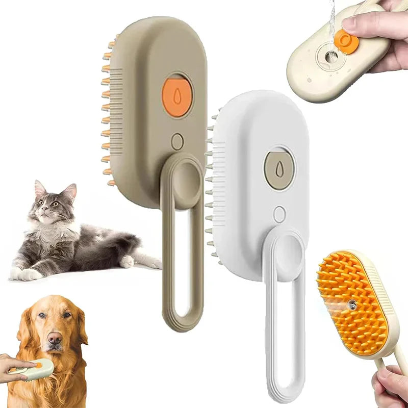 3 in 1 Pet Grooming Mist Brush